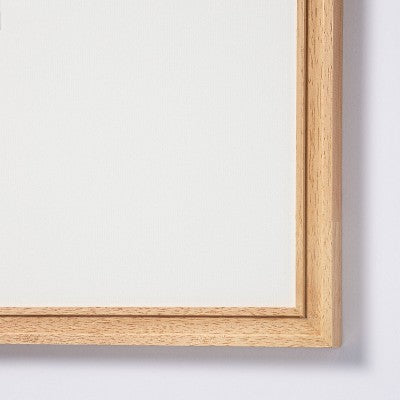  21.24" X 27.24" Matted To 11" X 14" Gallery Frame Natural Wood - Threshold™ Designed With Studio McGee