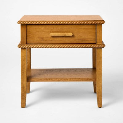  Azorella Nightstand Oak Brown - Threshold™ Designed With Studio McGee