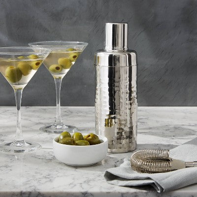  Stainless Steel Hammered Cocktail Shaker - Threshold™