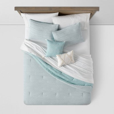  5pc Woven Diamond Comforter Beddding Set - Threshold™