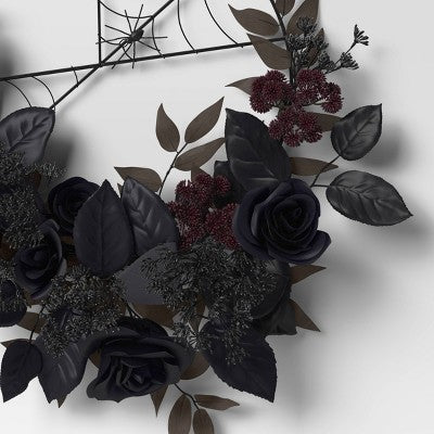  Floral Halloween Wreath - Threshold™