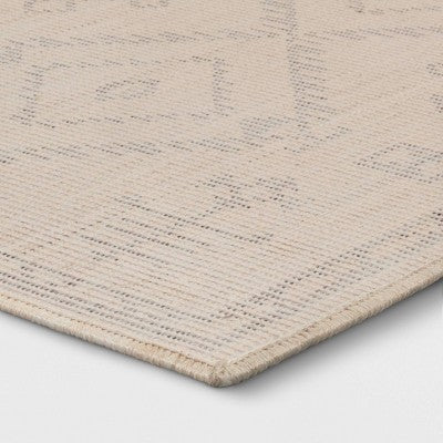  2'x3' Washable Woven Accent Rug Black/Tan - Threshold™
