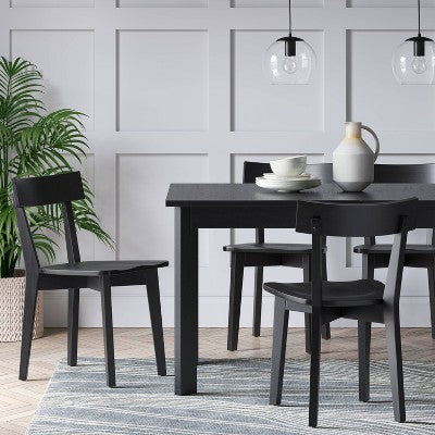  Set Of 2 Bombelli Modern Dining Chair Black - Threshold™