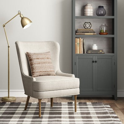  72" Carson 5 Shelf Bookcase With Doors - Threshold