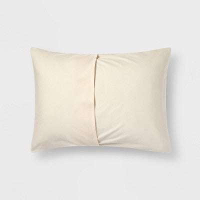  Matelassé Medallion Coverlet Sham Beige - Threshold™