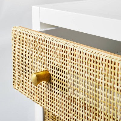  Springville 3 Drawer Nightstand White - Threshold™ Designed With Studio McGee