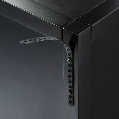  Springville 2 Door Decorative Storage Cabinet Black - Threshold™ Designed With Studio McGee
