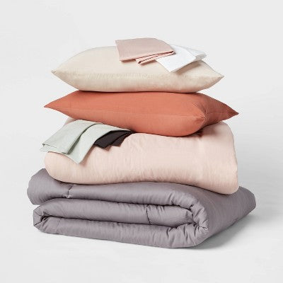  Washed Cotton Sateen Bedding Collection - Threshold™
