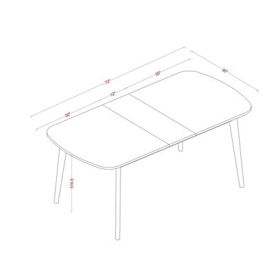  Astrid Mid-Century Drop Leaf Dining Table - Threshold™