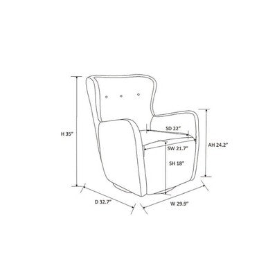 Kessler Swivel Accent Chair Cream Faux Shearling - Threshold™ Designed With Studio McGee: Luxury Glam Furniture, No Assembly Required
