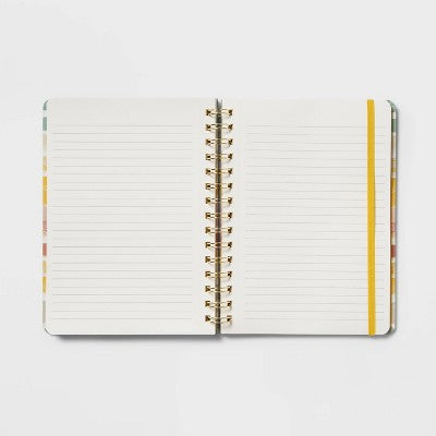  96 Sheet College Ruled Journal 5.75"x8" Spiral Wave - Threshold™