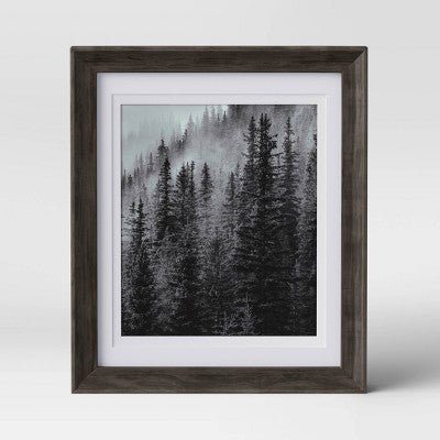  8" X 10" Double Matted Table Frame Dark Brown - Threshold™
