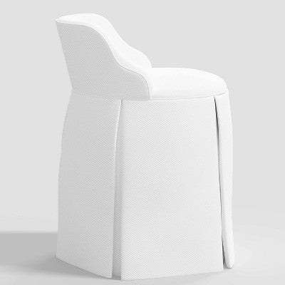  Quin Vanity Chair Twill White - Threshold™