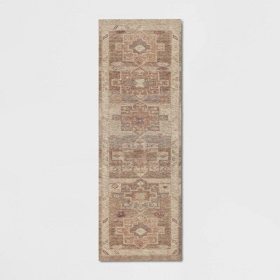  Caravan Geometric Woven Runner Tan - Threshold™
