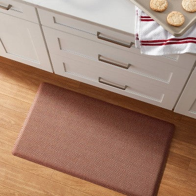  20" X 36" Herringbone Rust Comfort Mat - Threshold™