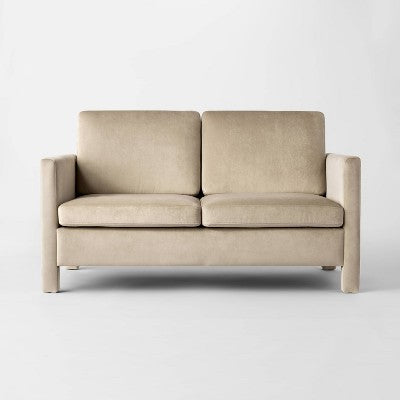  Bellfield Fully Upholstered Loveseat Tan - Threshold™ Designed With Studio McGee