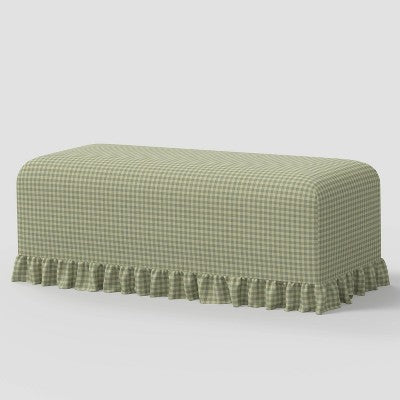  Ruffle Slipcover Dining Bench - Threshold™ Designed With Studio McGee