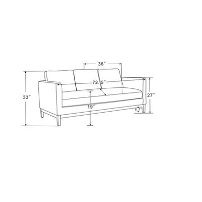  Woodland Hills Wood Base Sofa Light Gray - Threshold™ Designed With Studio McGee