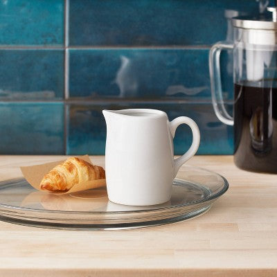  8oz Ceramic Creamer Pitcher White - Threshold™