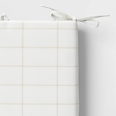  Woven Grid Outdoor Seat Cushion - Threshold™