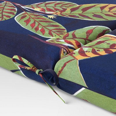  Calathea Outdoor Chair Cushion Navy - Threshold™