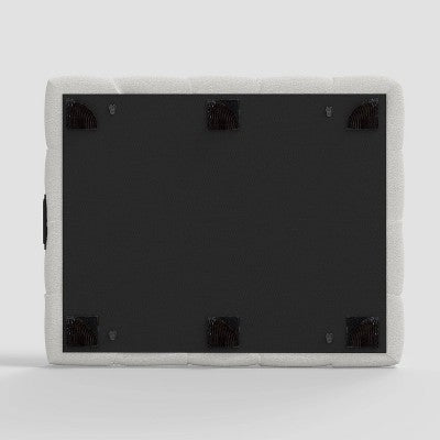  Twin Ryan Tufted Stick-on-the-Wall Dorm Headboard USB - Threshold™