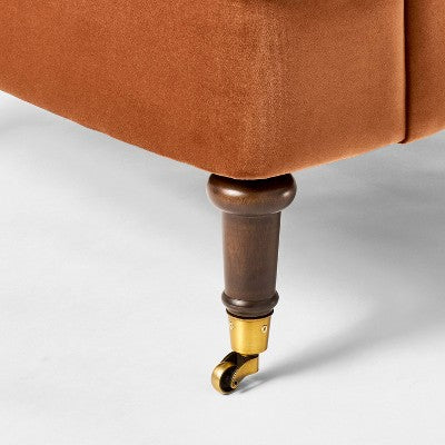  Mercer Rolled Upholstered Armchair With Casters - Threshold™ Designed With Studio McGee