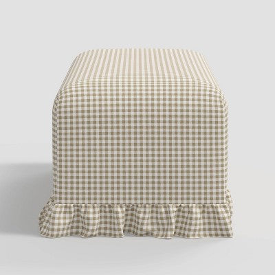  Ruffle Slipcover Dining Bench - Threshold™ Designed With Studio McGee