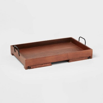  20" X 13" Wood Serving Bed Tray - Threshold™