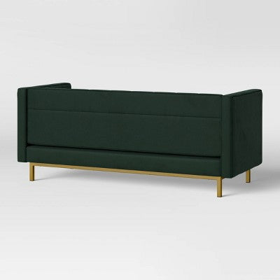  Cologne Tufted Track Arm Sofa Emerald Green - Threshold™