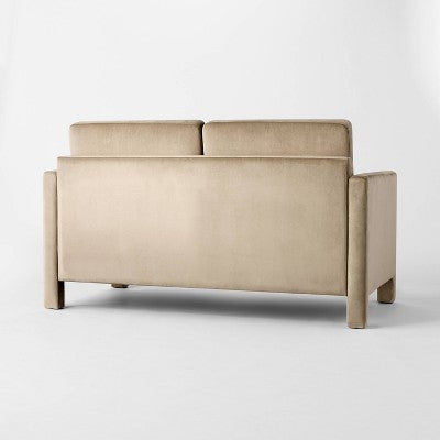  Bellfield Fully Upholstered Loveseat Tan - Threshold™ Designed With Studio McGee