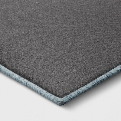  2'x3' Laurel Comfort Mat Accent Rug Blue - Threshold™