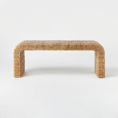  Shiffer Waterfall Woven Bench - Threshold™ Designed With Studio McGee
