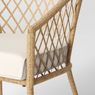  Exmore 2pk Barrel Patio Dining Chairs - Threshold™