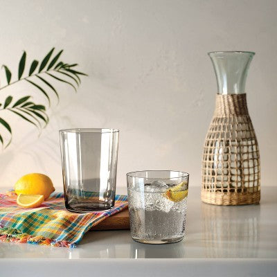  12pk Mixed Bower Tumbler Set Gray - Threshold™