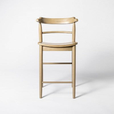  Kaysville Curved Back Wood Counter Height Barstool - Threshold™ Designed With Studio McGee