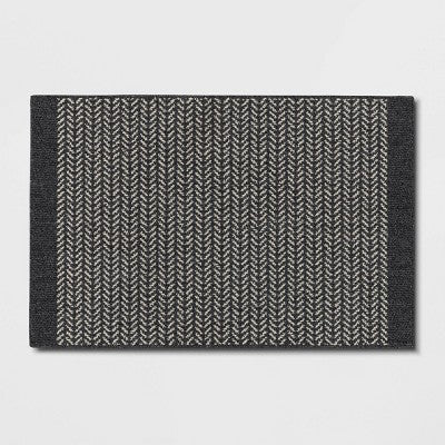  Herringbone Rug Gray - Threshold™