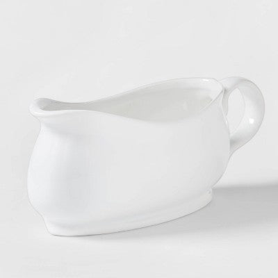  Porcelain Gravy Boat 20oz White - Threshold™