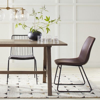  Bowden Faux Leather Dining Chairs - Threshold™