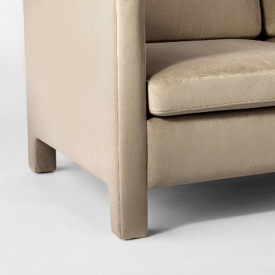  Bellfield Fully Upholstered Loveseat Tan - Threshold™ Designed With Studio McGee