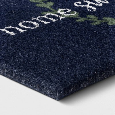  1'6"x2'6" Home Sweet Home Doormat Navy - Threshold™