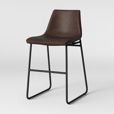  Bowden Faux Leather Counter Height Barstool - Threshold™