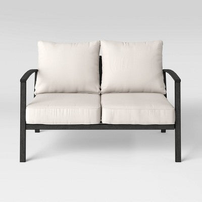  Ryegate Weathered Teak Patio Loveseat - Threshold™