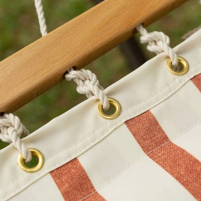  13' Pillowtop Outdoor Fabric Hammock With Spreader Bar Striped - Threshold™