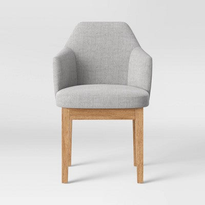  Kinston Curved Back Upholstered Dining Chair - Threshold™