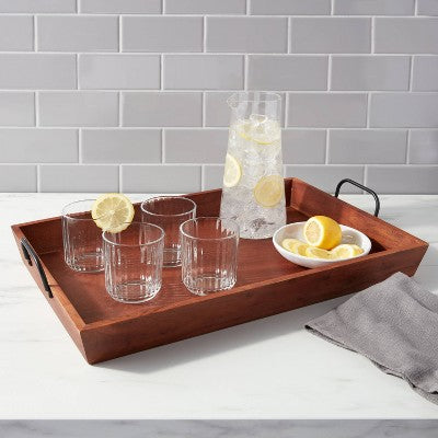  20" X 13" Wood Serving Tray - Threshold™