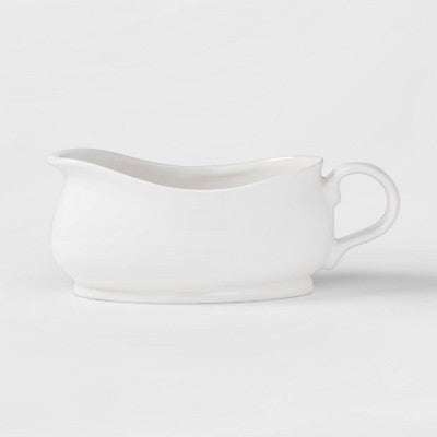  Porcelain Gravy Boat 20oz White - Threshold™