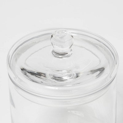  Medium Canister Apothecary Glass Clear - Threshold™