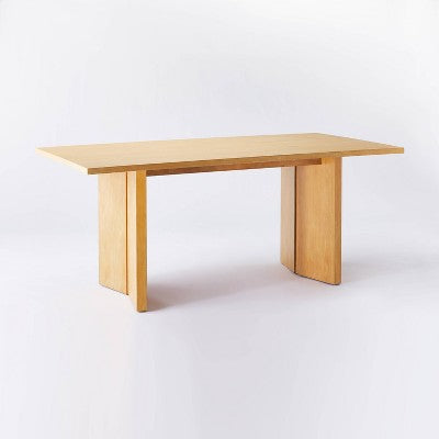  Bell Canyon Solid Wood Dining Table Natural - Threshold™ Designed With Studio McGee