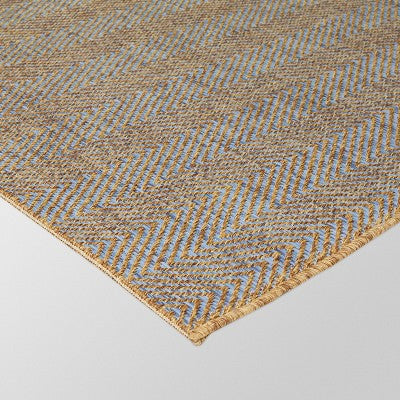  Indy Soft Stripe Outdoor Rug Brown - Threshold™